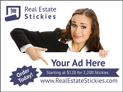 real estate customize Post it note