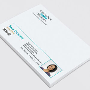 Full Color 10×6 Extra Large Custom Real Estate Sticky Notes